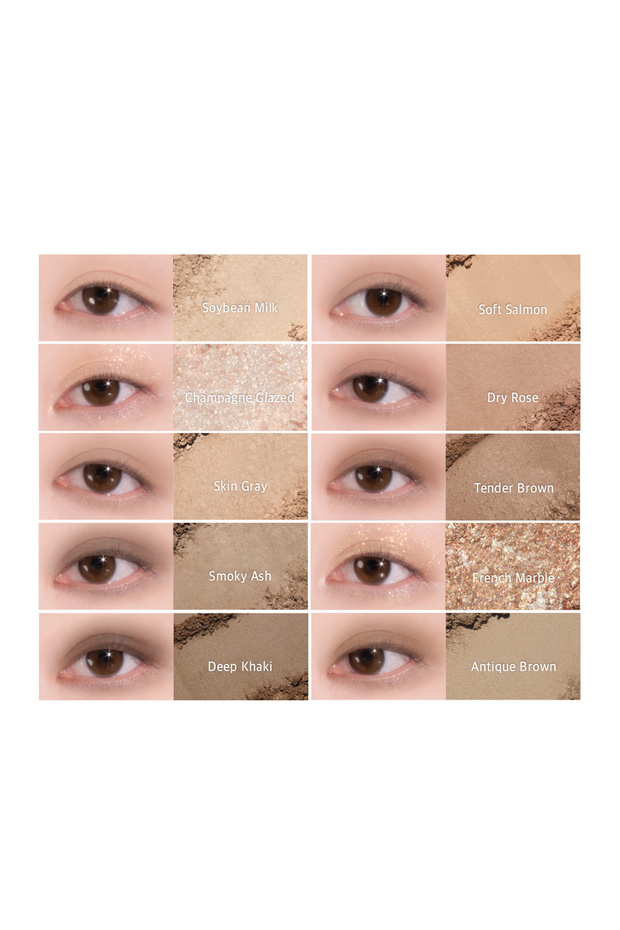 Mood Keyboard / 10 Eyeshadow 03 Ash Beige - 5