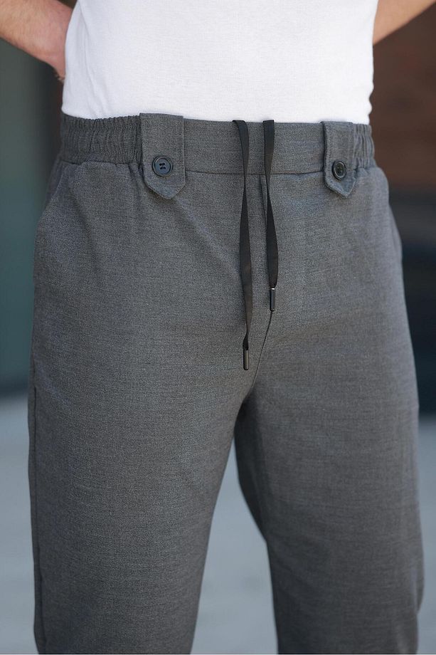 Antrasit Regular Fit Erkek Pantolon E6574 - 4