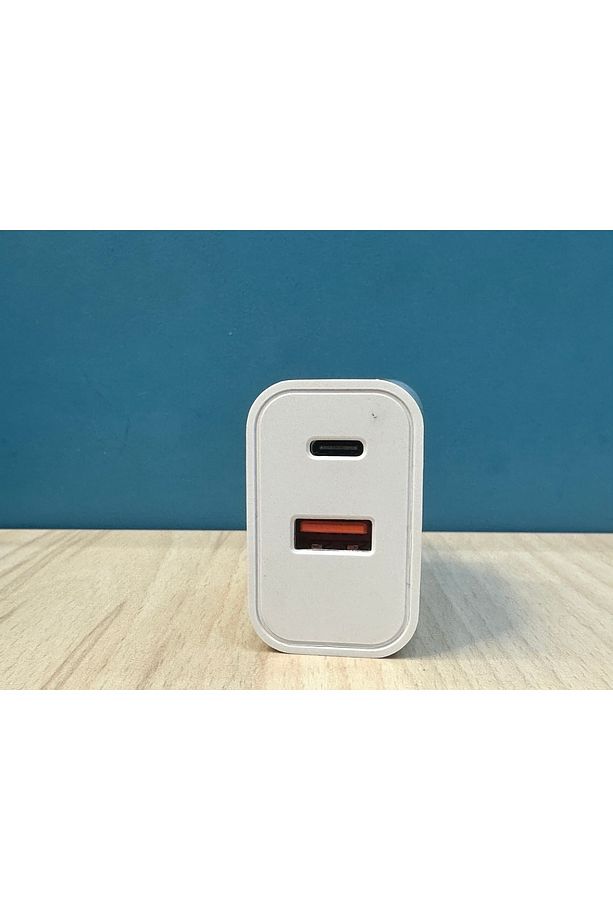 20w Yeni Nesil Iphone Android Uyumlu Type-c Pd Hızlı Şarj Aleti Güç Adaptörü ( Çift Giriş )KUTUSUZ - 1