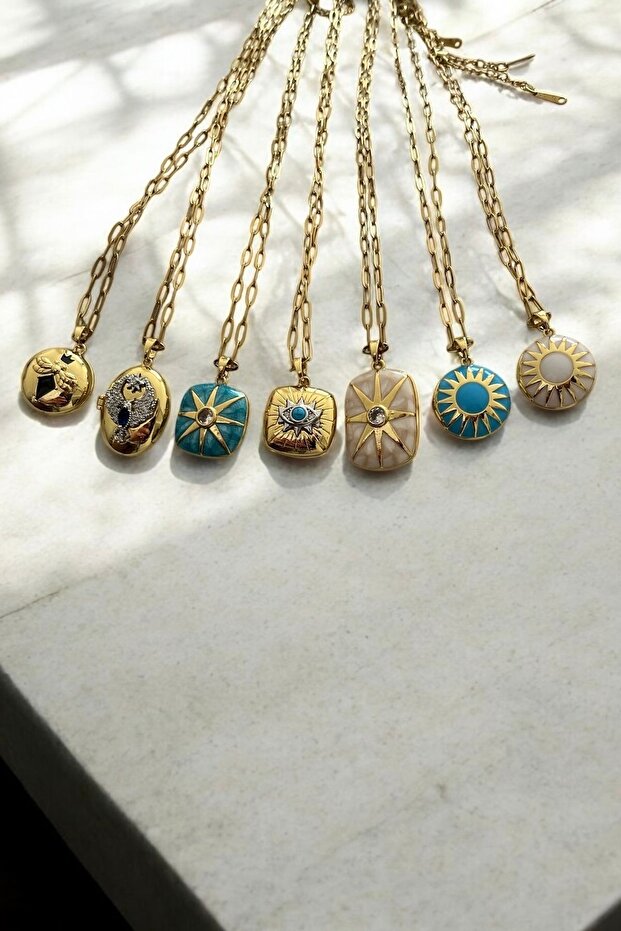 Kapaklı Arı Detay Kolye - 2