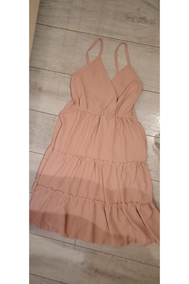 Rochie dama,nude roz - 3