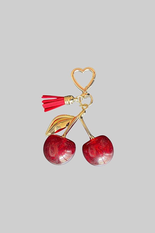 Cherry Design Bag Charm - 1