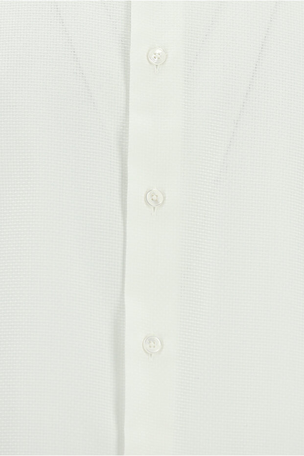 Kısa Kol Regular Fit Desenli Pamuk Gömlek - 3