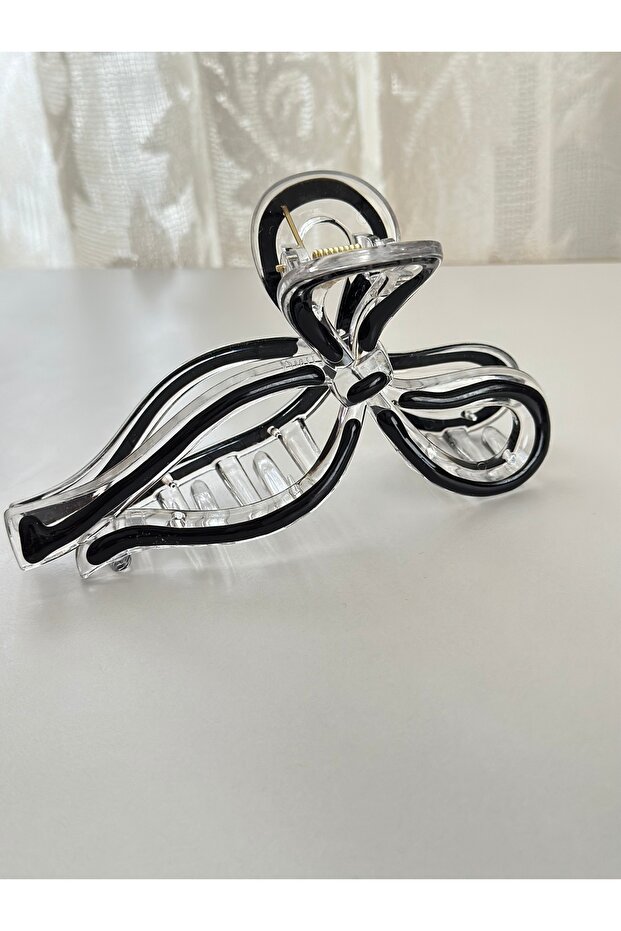 مشبك عظمة فيونكة شفاف - 1