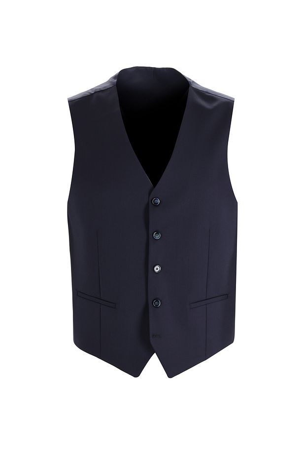 Regular Fit Yelekli Yün Takım Elbise - 4