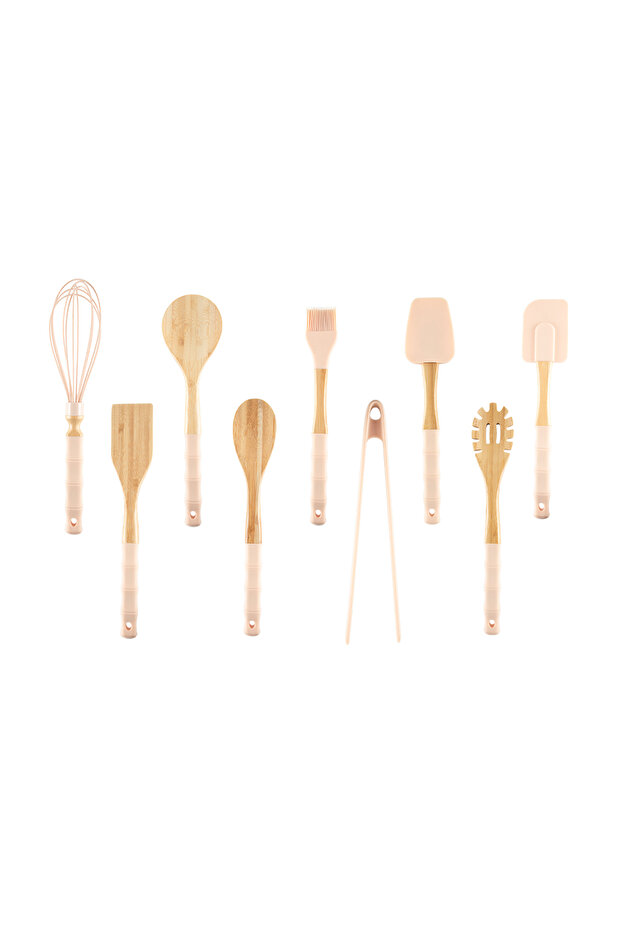 9 Parça Servis Seti Pudra - 3