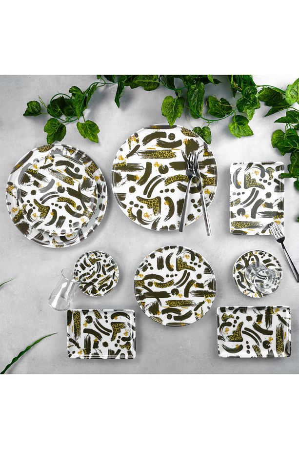 30 Parça 6 Kişilik Ikram Ve Kahvaltı Seti - 1