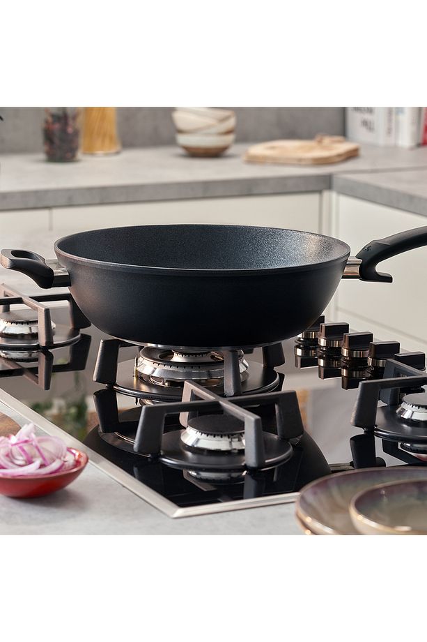 Adamant Yan Kulplu Wok Tava 32 Cm - 4