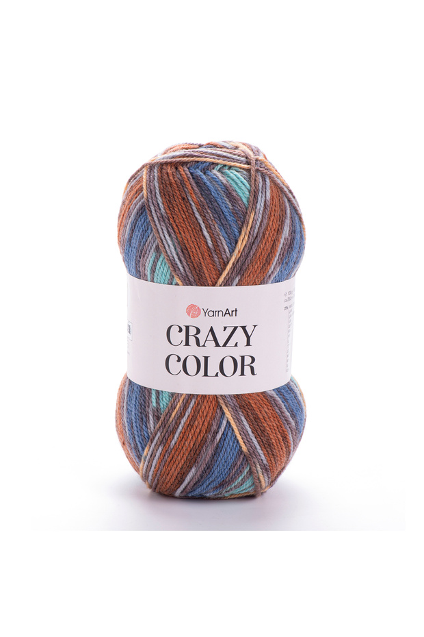 Crazy Color Marbled Hand Knitting Yarn 175