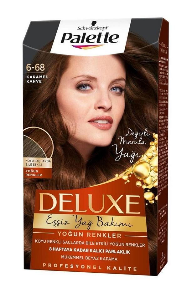 Deluxe Yoğun Renkler 6-68 Karamel Kahve X 2 Adet Saç Boyası - 3