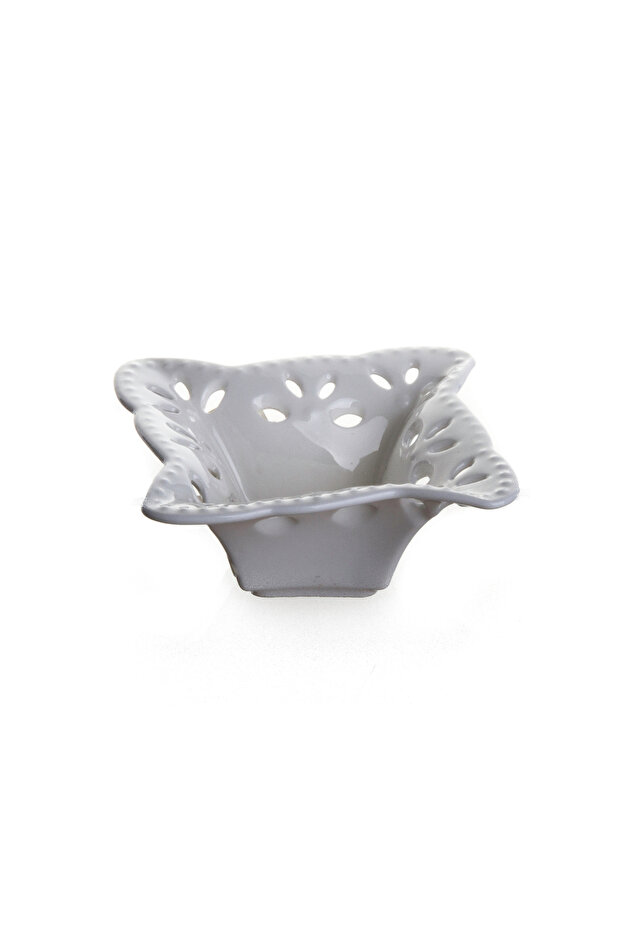 Porselen Delikli Yıldız Kase Std 7 Cm - 1