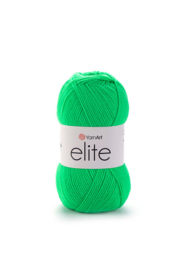 Elıte - خيط محبوك يدويًا باللون الأخضر العشبي-8233