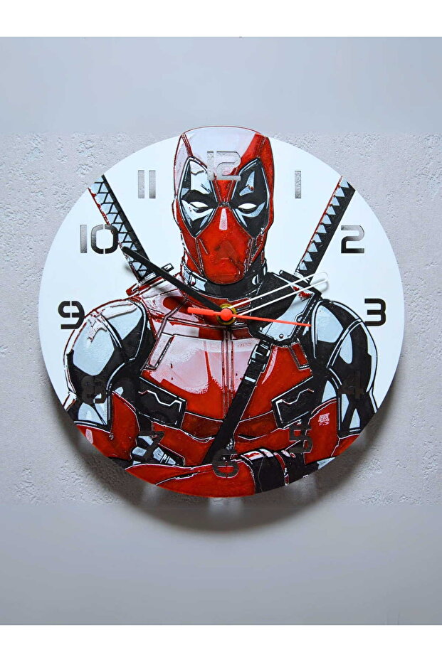 Deadpool Themed Wall Clock - 2