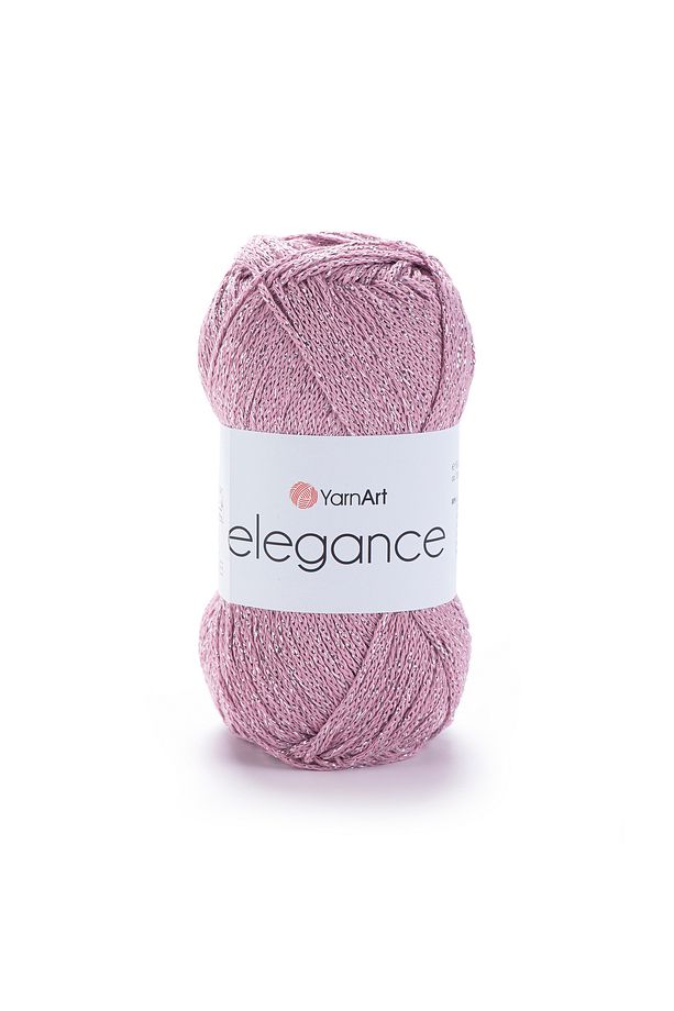 Elegance - Simli El Örgü Ipi Pembe-110 - 1