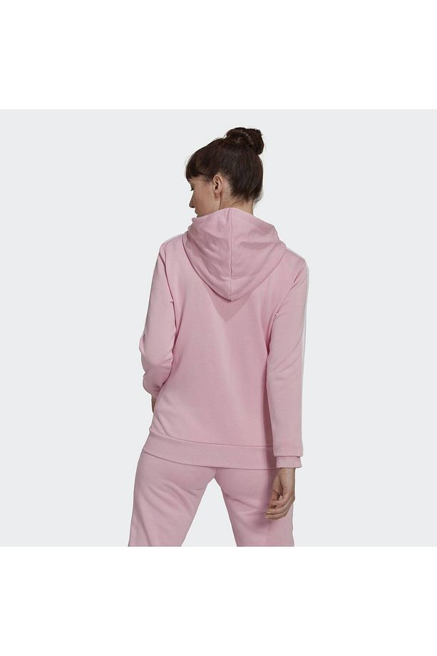 Essentials French Terry 3-stripes Full-zip Kapüşonlu Üst - 2