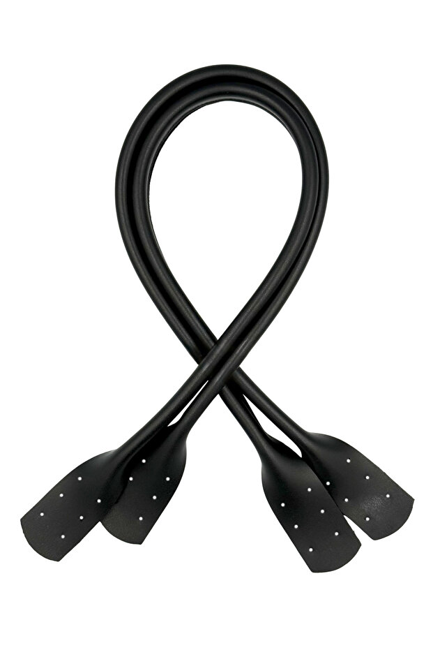 Penguin Strap Faux Leather Bag Strap Length 70 cm - Width 3.5 cm (Black)
