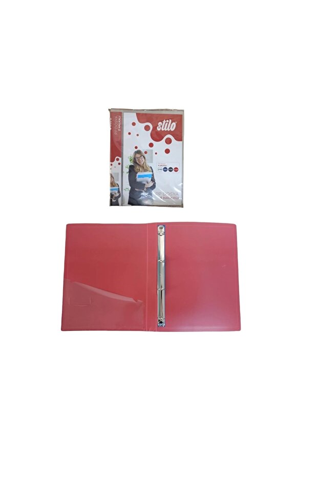 4-Ring Pp File (Red) - 1
