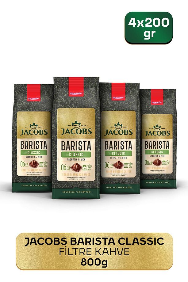 Barista Classic Filtre Kahve 200gr X 4 - 1