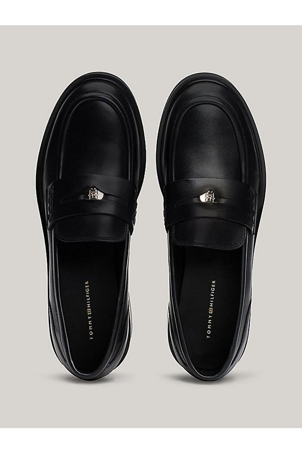 Kadın Deri Loafer Ayakkabı FW0FW08029BDS - 3