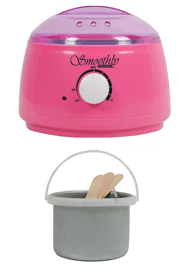 2 Kutu Pudralı Soyulabilen Boncuk Ağda + Premium Ağda Isıtıcı Makine + Ağda Losyonu + Spatula Seti - 7
