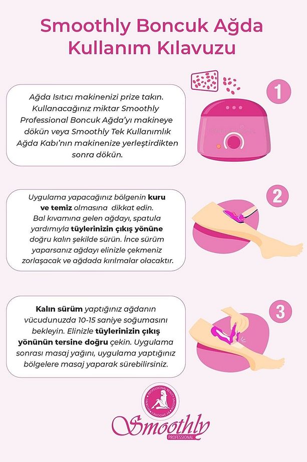 Soyulabilen Boncuk Ağda 250gr + Ağda Isıtıcı Makine + Ağda Losyonu + Spatula Seti - 9