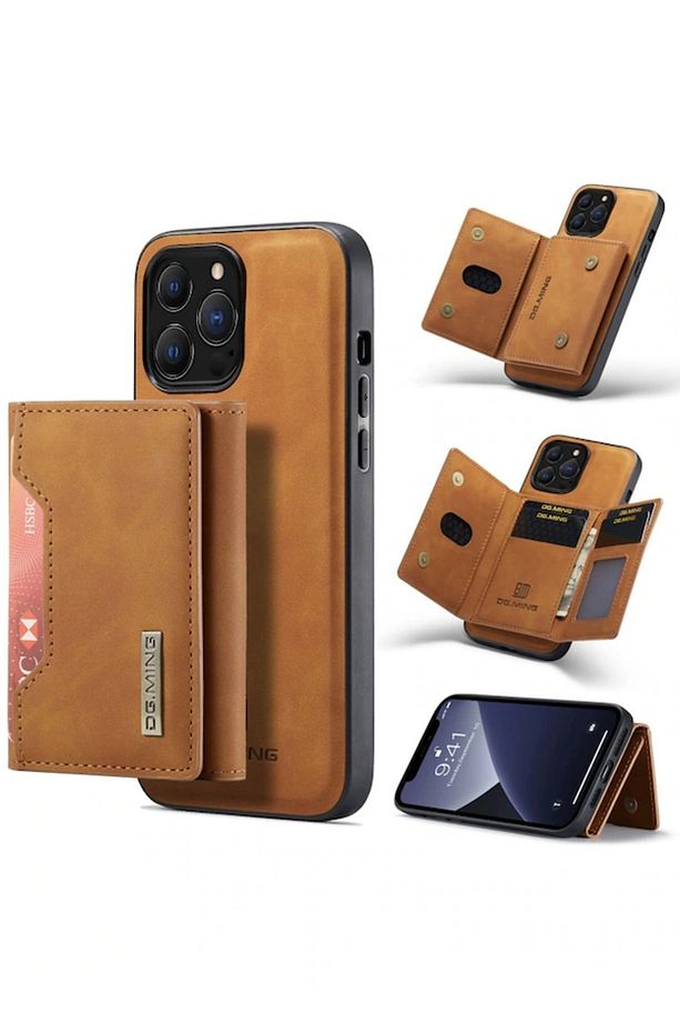 Iphone 11 DG Mıng 2 Parça Ayrılabilir Güçlü Manyetik Cüzdanlı Kılıf - 3