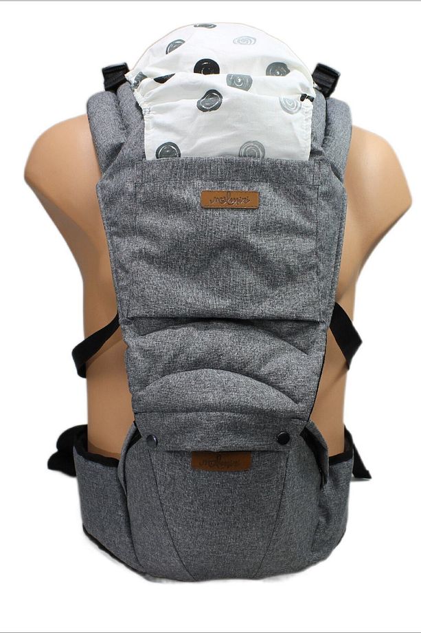 Loft Oturaklı Kanguru 6in1 Oturaklı Ergonomik Lüks Uzun Kullanım Kanguru Keten Gri - 6