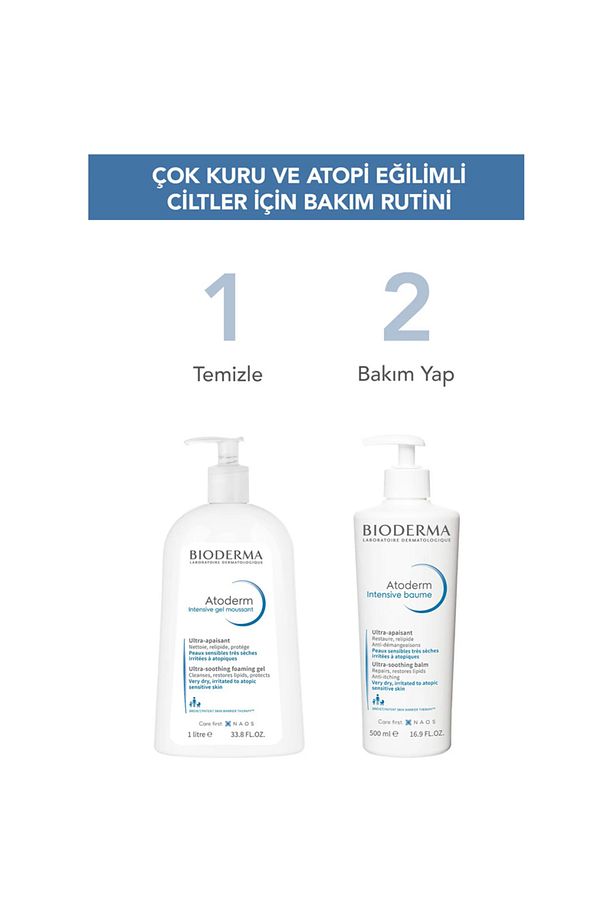 Atoderm Intensive Balm Çok Kuru Atopi Eğilimli Cilt Nemlendirici Onarıcı Krem Yetişkin, Çocuk 200 ml - 5
