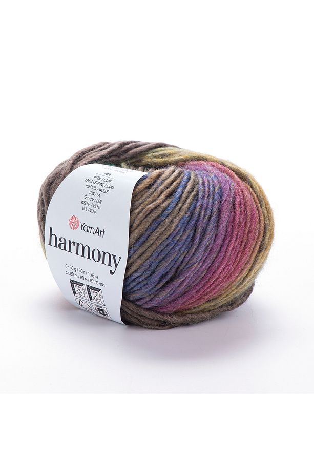 Harmony - Ebruli El Örgü Ipi Ebruli-a5 - 1