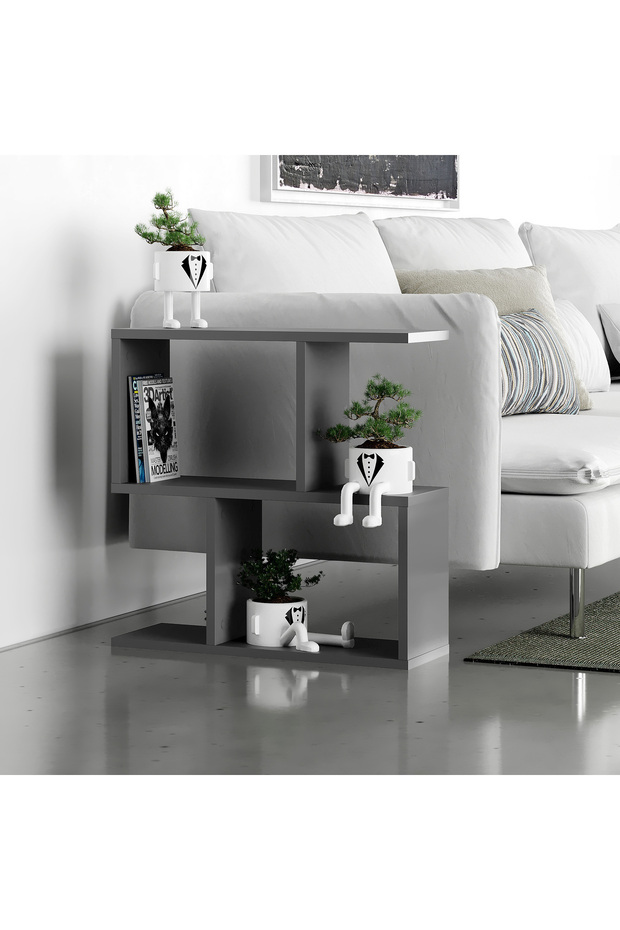Homemania Side End Coffee Table Grey Multipurpose