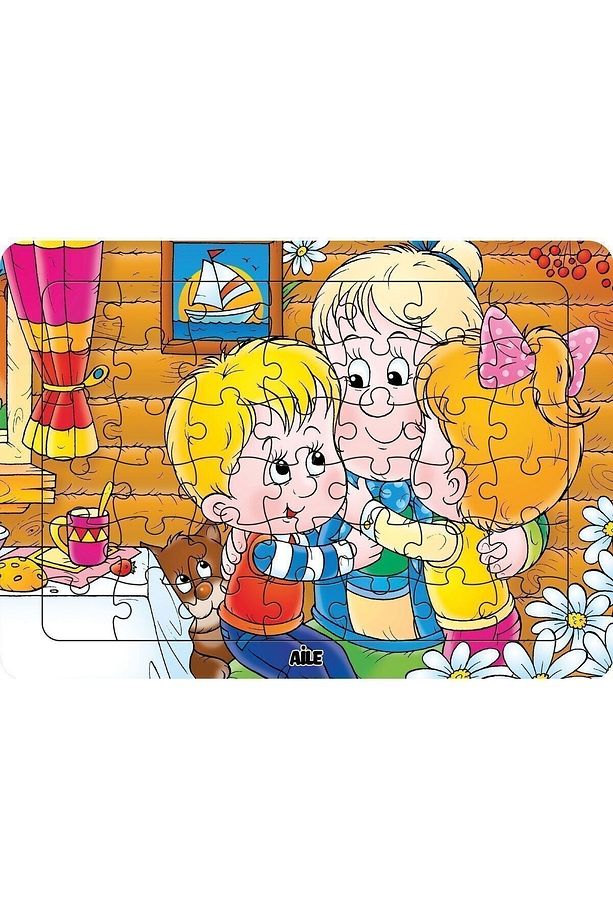 LC073 ORTA BOY FRAME BOYAMALI PUZZLE  - AİLE - 1