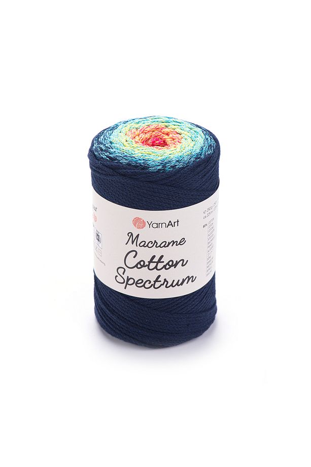 Macrame Cotton Spectrum - Makrome El Örgü İpi Ebruli-1318 - 1