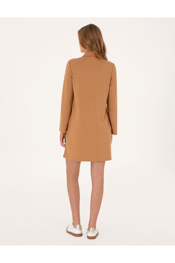 Camel Regular Fit Modal Kumaş Örme Elbise 50308163-VR015 - 4