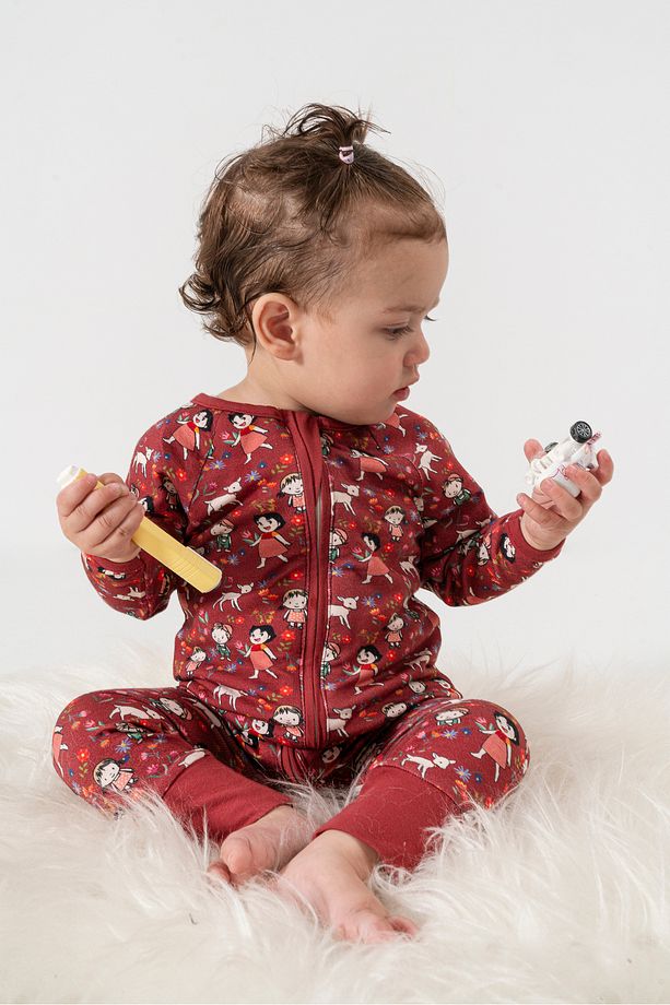 Küçük Prens, Alice, Heidi Desenli Gots Sertifikalı Erkek - Kız Çocuk Uyku Tulumu Pijama - 6
