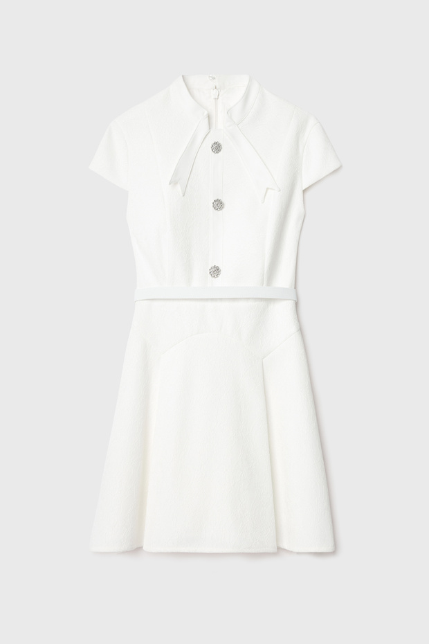 Night Zoom Dantelli Mini Elbise - 7