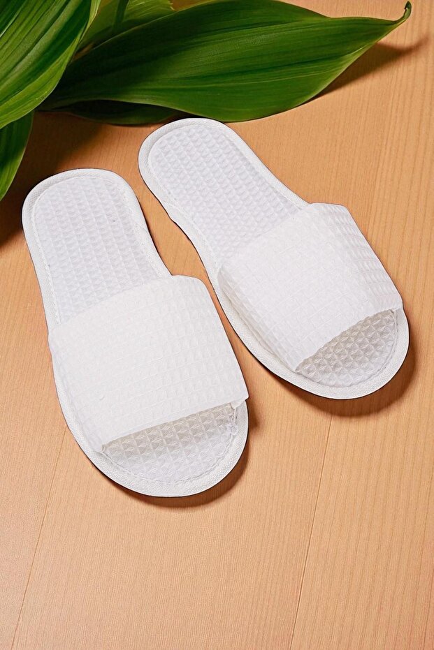 Thin Sole Non-Slip Pique Slippers