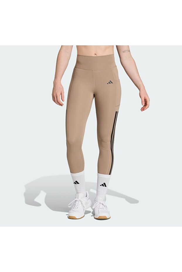 Optime 3-Stripes Full-Length Leggings - 1