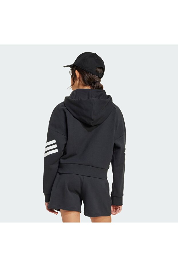 Future Icons 3-Stripes Full-Zip Kids Kapüşonlu Üst - 2