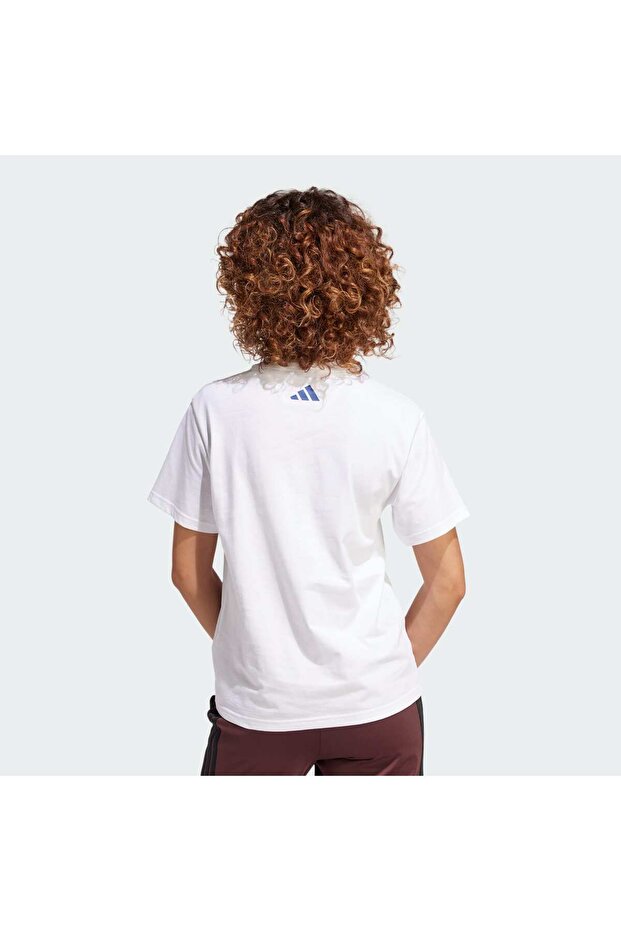 Kadın Beyaz W T Illu Tee 2 Tshirt Jj4043 - 2