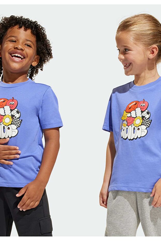 Jı6692-c Lk Fun Tee çocuk T-shirt Mavi - 7