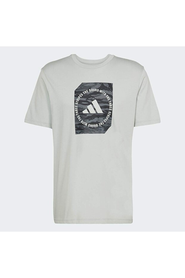 Jı6762-e M C Camo Box T Erkek T-shirt Gri - 3