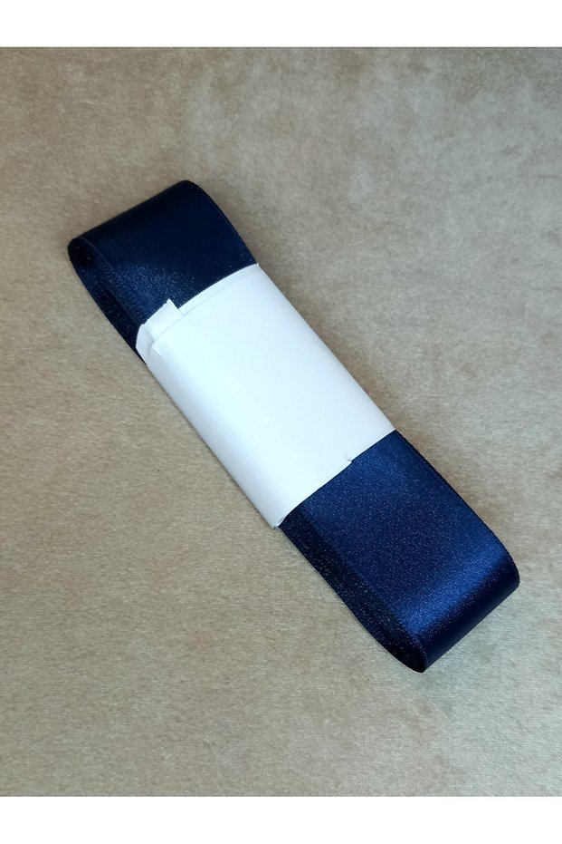 4 cm Navy Blue Satin Ribbon 10 Meters One Roll, Satin, Seten, Ribbon, Kurdele 4 cm Satin Ribbons