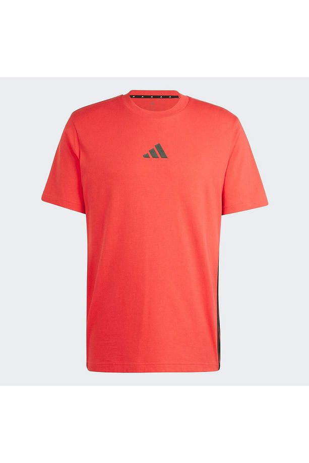 Essentials 3-Stripes Single Jersey Tişört - 3