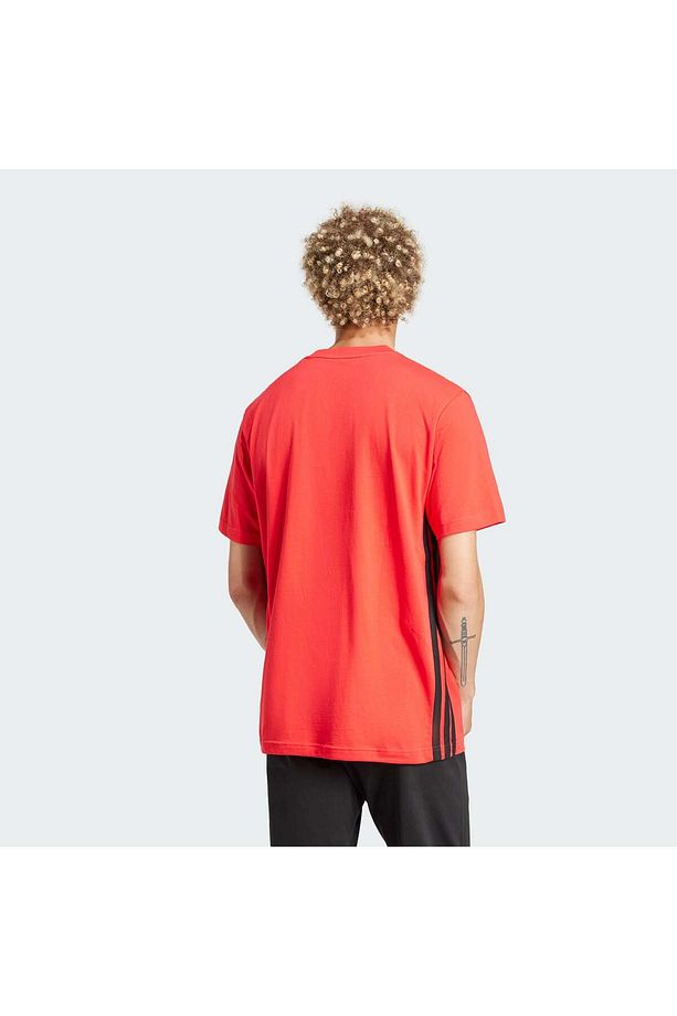 Essentials 3-Stripes Single Jersey Tişört - 2
