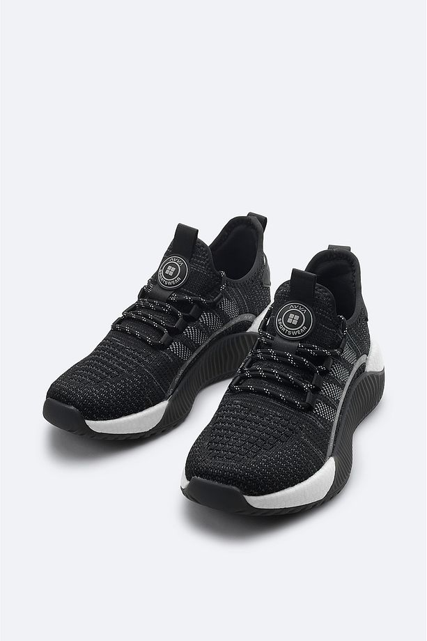 Erkek Siyah Esnek Taban Sneaker Ayakkabı A41y8026 - 2