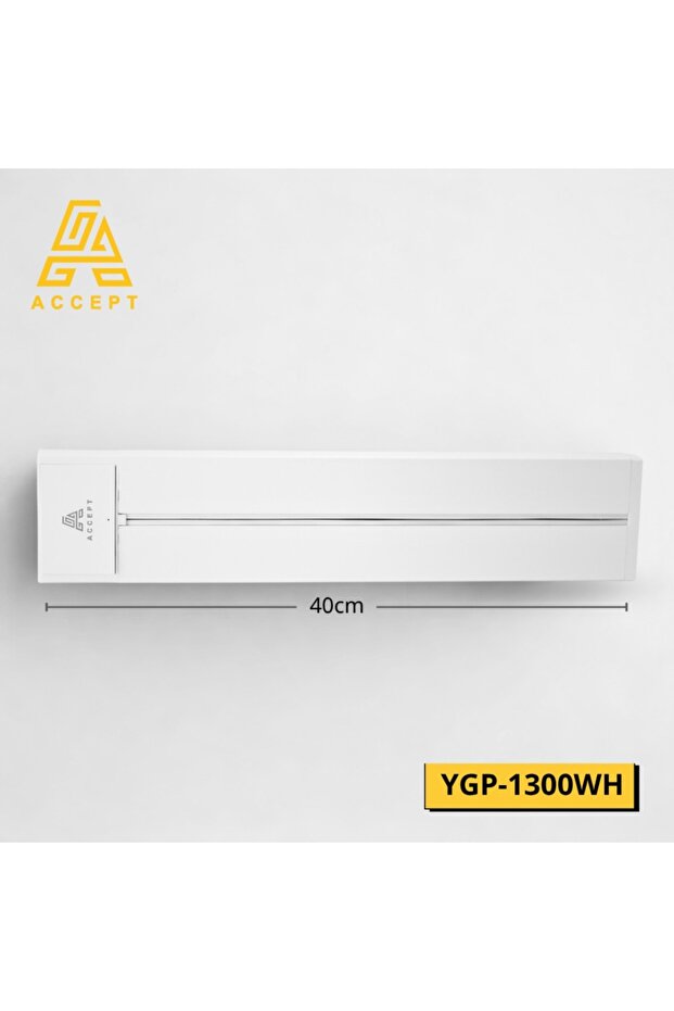 مجرى مسار كهربائي ( لطش ) بتصميم فريد مقاس 40 سم لون ابيض - 1