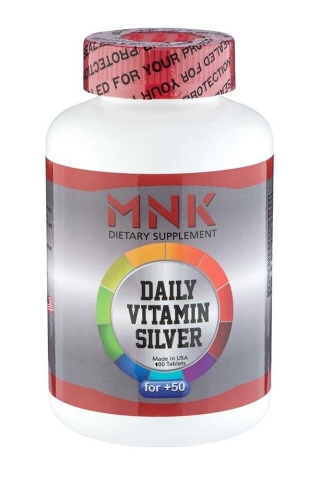 Daily Vitamin Silver +50 Age 100 Tablets Multivitamin