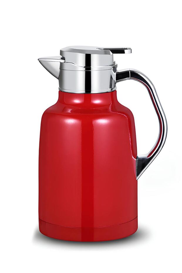 304 Steel 1.6 L Double Layer Red Vacuum Camping Picnic Tea Thermos cin556kr