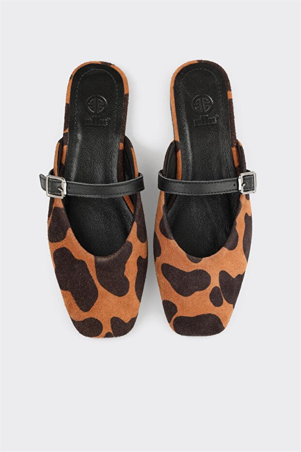 Taba Deri Kadın Terlik - 4