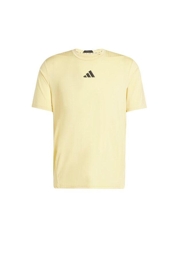 JI8188-E adidas D4T Int. Tee Erkek T-Shirt Sarı - 7
